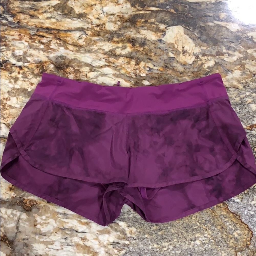 Lululemon speed shorts in size 10